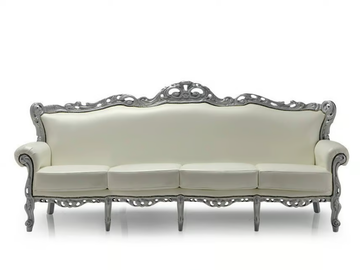 BAROKKO - 4 seater leather sofa by Domingo Salotti - view 3